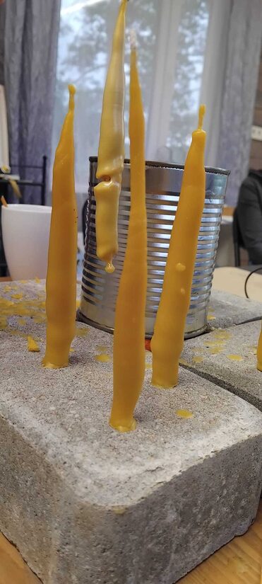 Bišu vaska sveču meistarklase